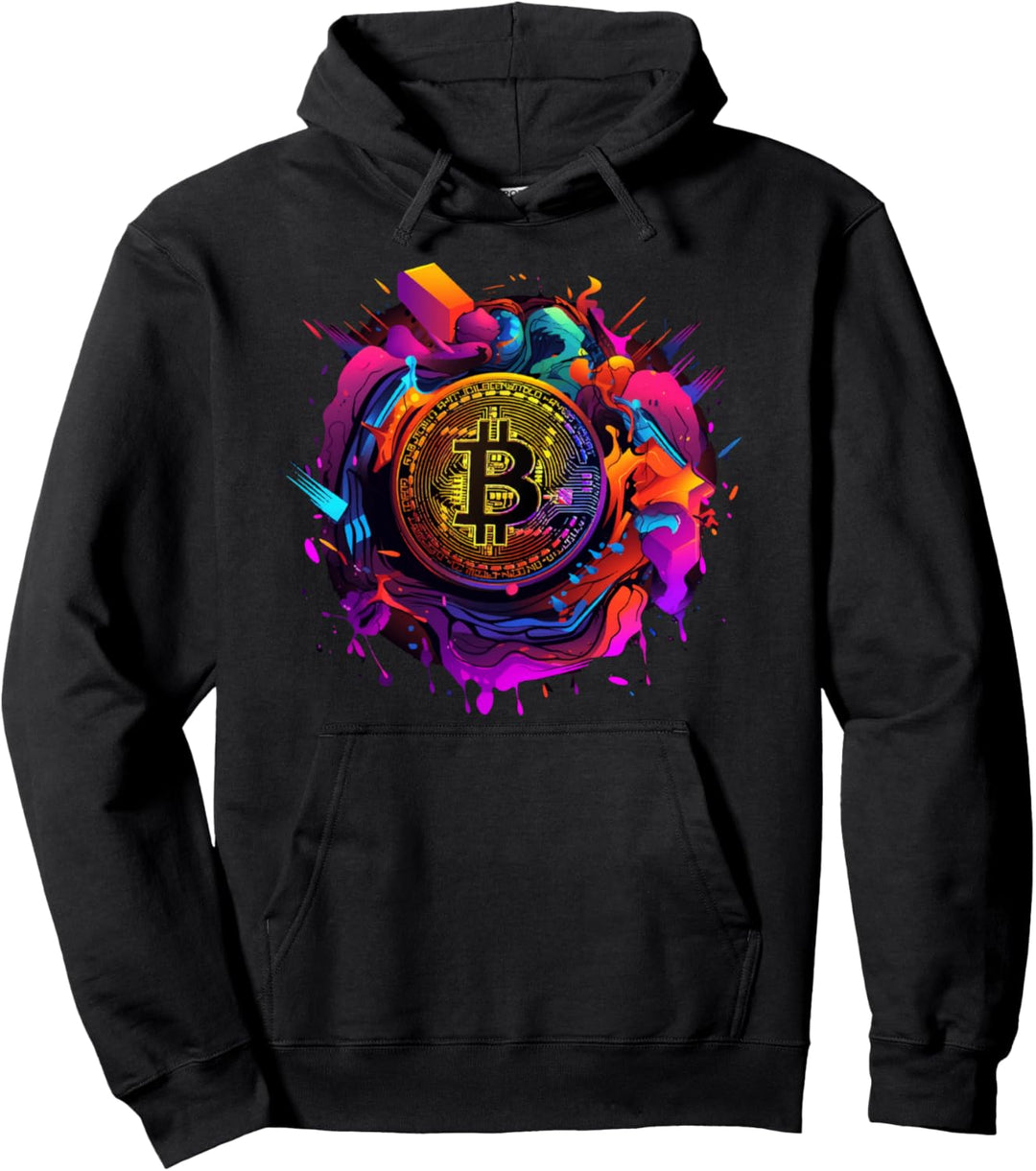 Bitcoin T-Shirt BTC Kryptowährung Bitcoin Hodler Crypto Pullover Hoodie