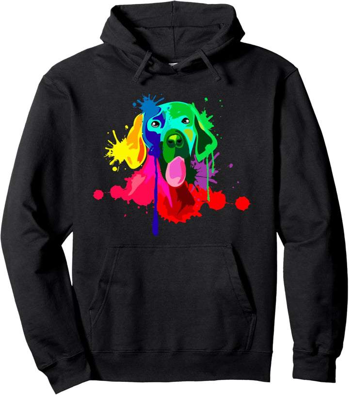 Deutsch Kurzhaar Pointer Kopf Mama Lustig Bunt Pullover Hoodie