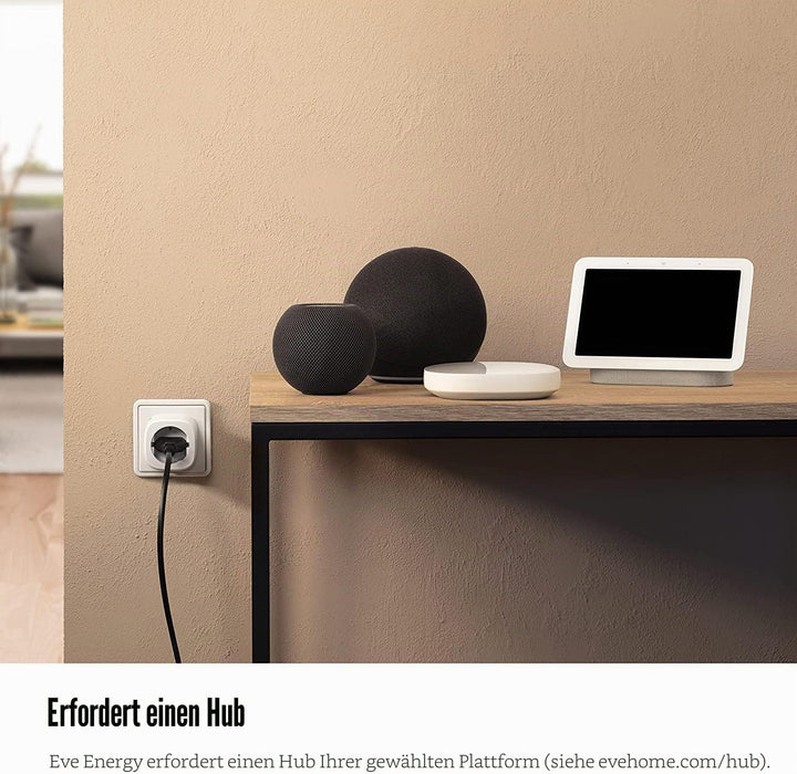 Eve Outdoor Cam – Smarte Überwachungskamera mit Flutlicht, Nachtsicht &amp; Energy (Matter) – Smarte Ste