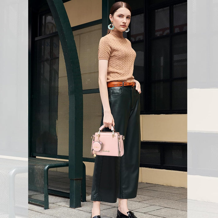 NICOLE & DORIS Frauen Umhängetasche Klein Tasche Mode Handtaschen Damen Kuriertaschen Handytasche Mä