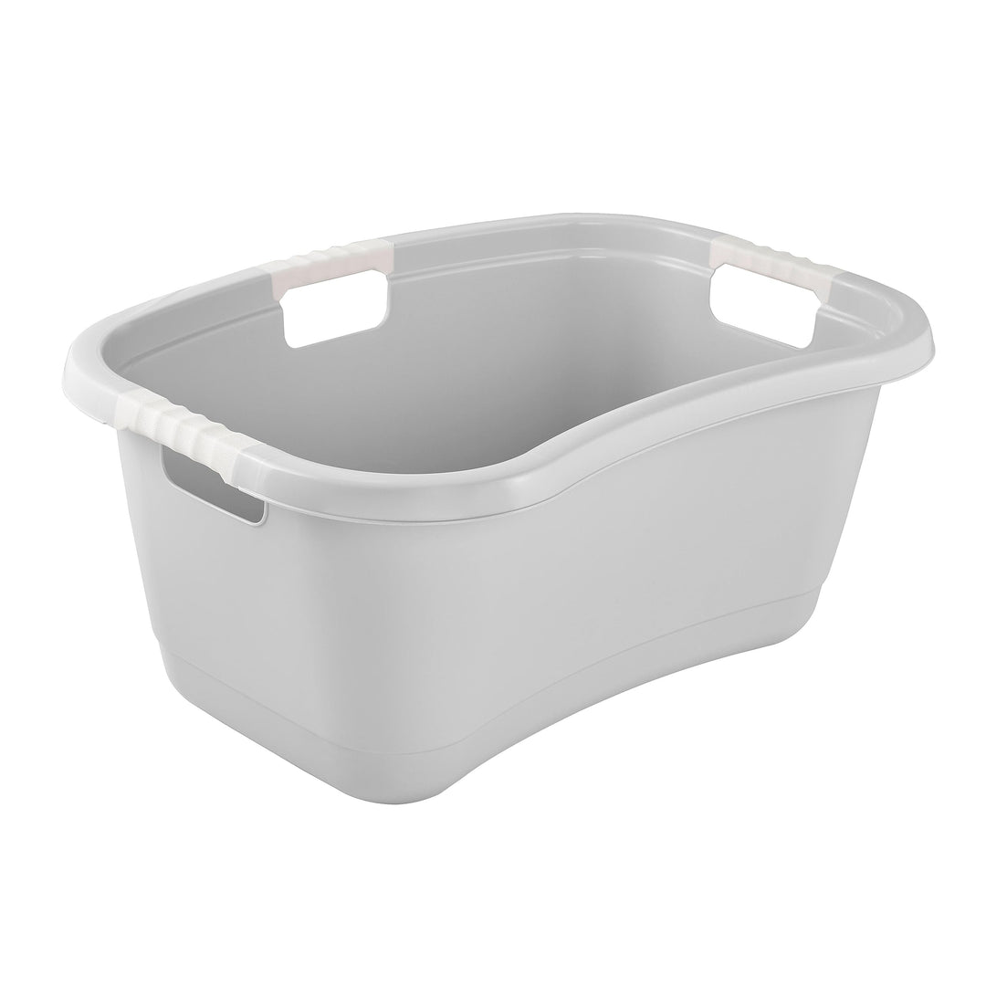 keeeper Ergonomische Wäschewanne, Anti-Rutsch-Softgriffe, 50 l, Janne, Nordic Grey Nordic Grey Einze