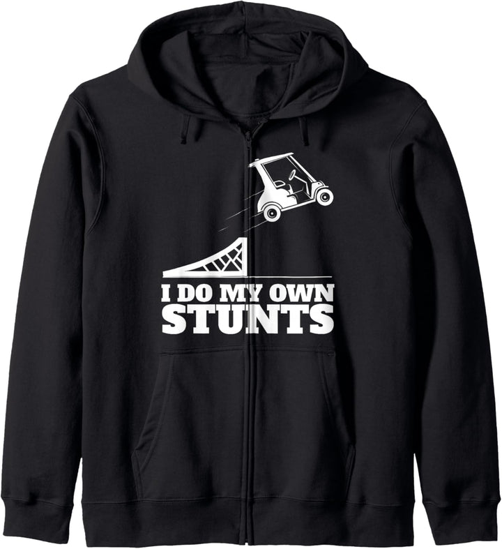 Golf Cart Accident I Do My Own Stunts Fun Present Kapuzenjacke