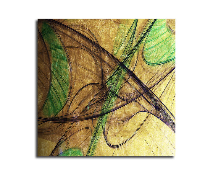 Paul Sinus Art Modernes Wandbild Abstrakt022_60x60cm Abstrakte Kunst Kunstdruck auf Leinwand Zeitlos