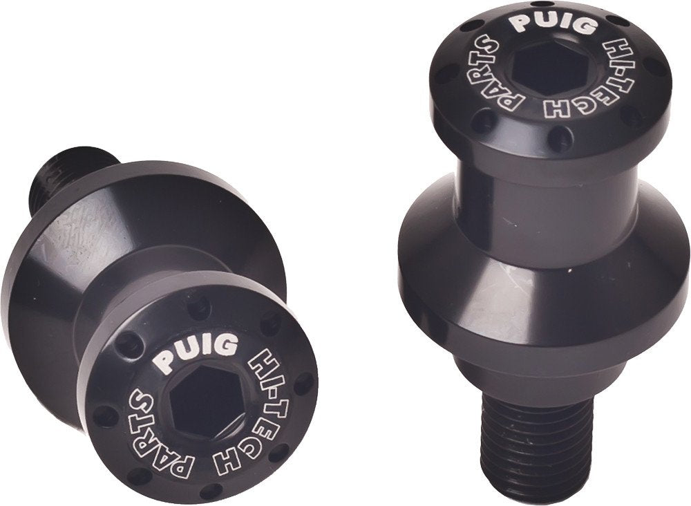 Eingriffsrollen für Montageständer Set Puig Hi-Tech Parts 10MM schwarz, Schwarz