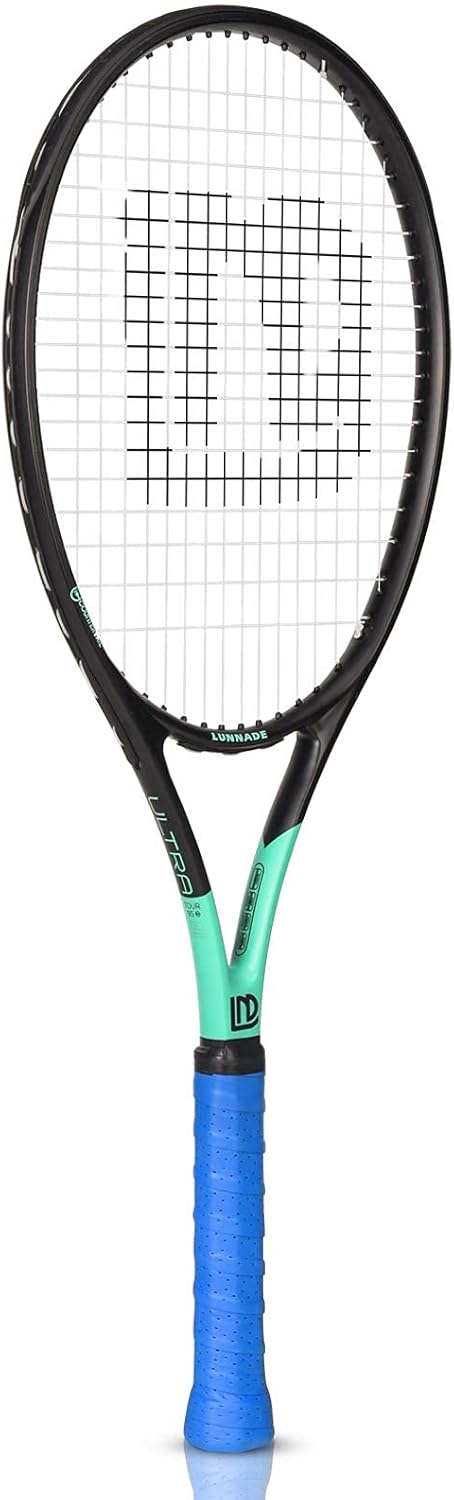 LUNNADE Tennisschläger für Erwachsene, 27 Zoll Leicht Tennisschläger mit Hülle, Geeignet für Damen H