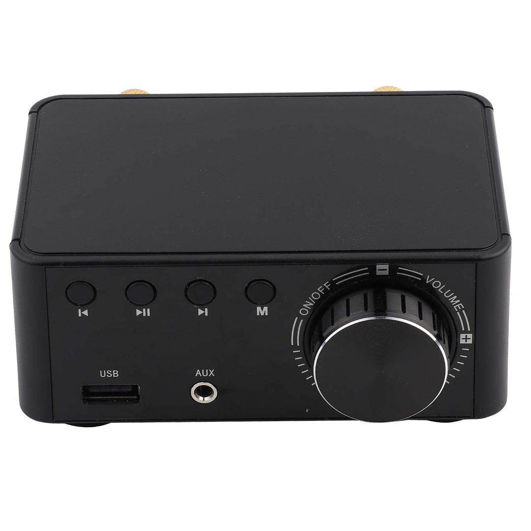 Fafeicy Bluetooth 5.0 Audio-Verstärker 50W x 2 Stereo Digital Verstärker Schwarz mit Speicherkarten-