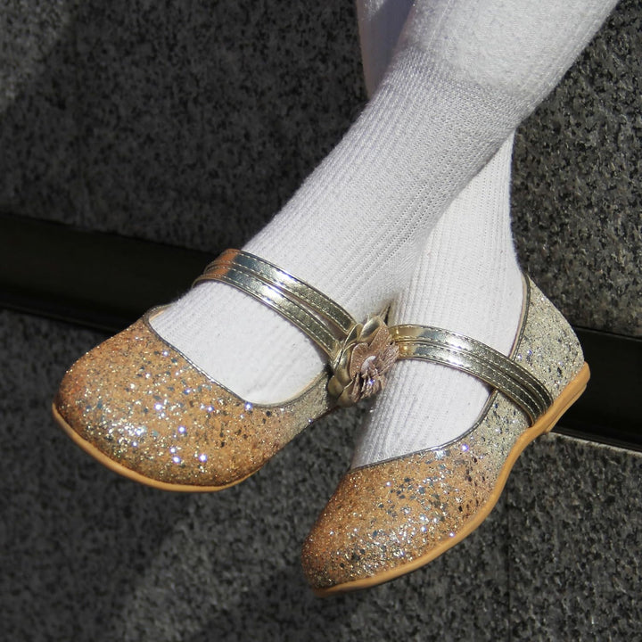 EIGHT KM EKM7063 Kleinkind Mädchen Kleid Schuhe Mary Jane Wohnungen Prinzessin Hochzeit Schuhe Balle