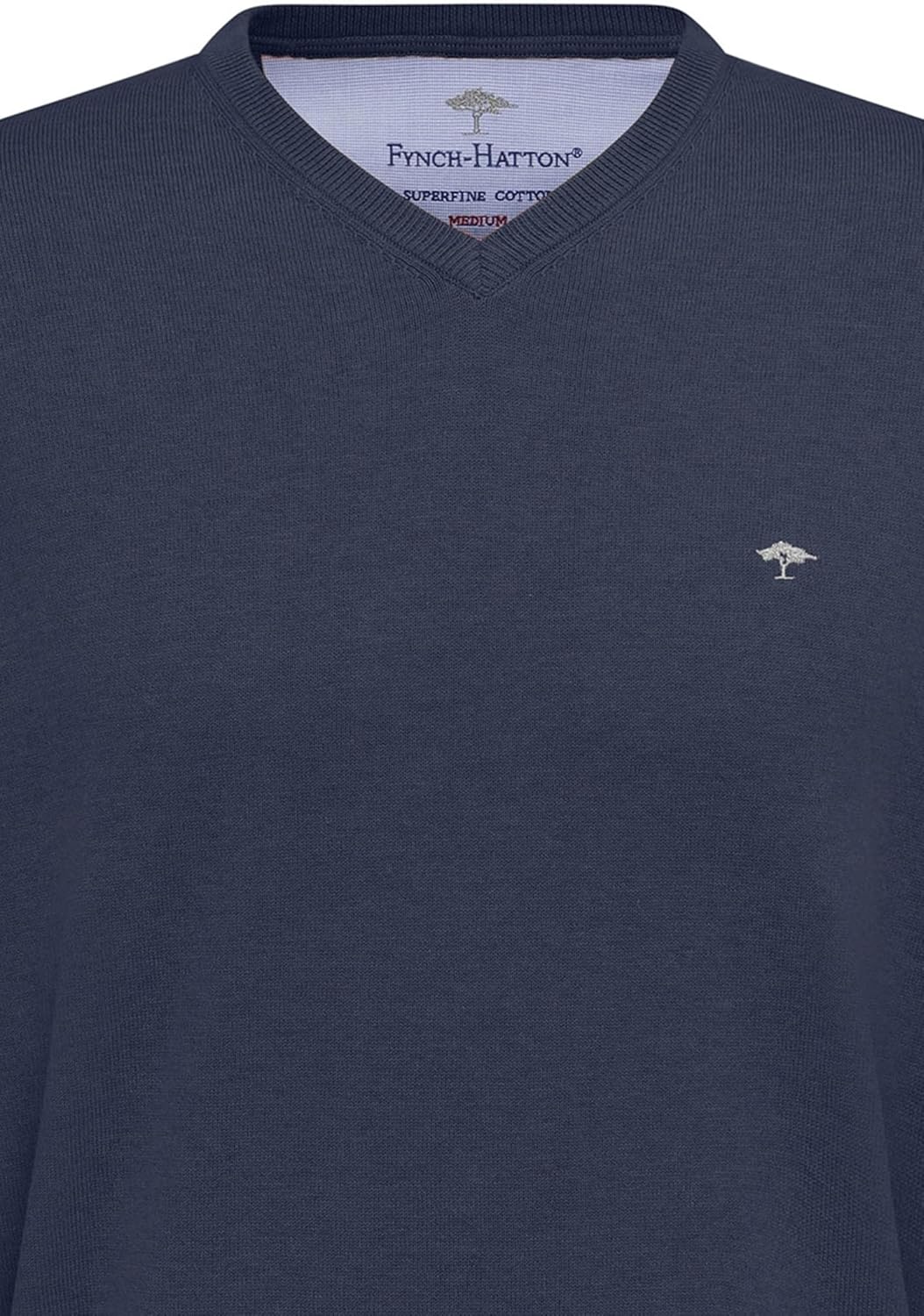 FYNCH-HATTON Herren, V-Neck Pullover S Grau (Charcoal 998), S Grau (Charcoal 998)