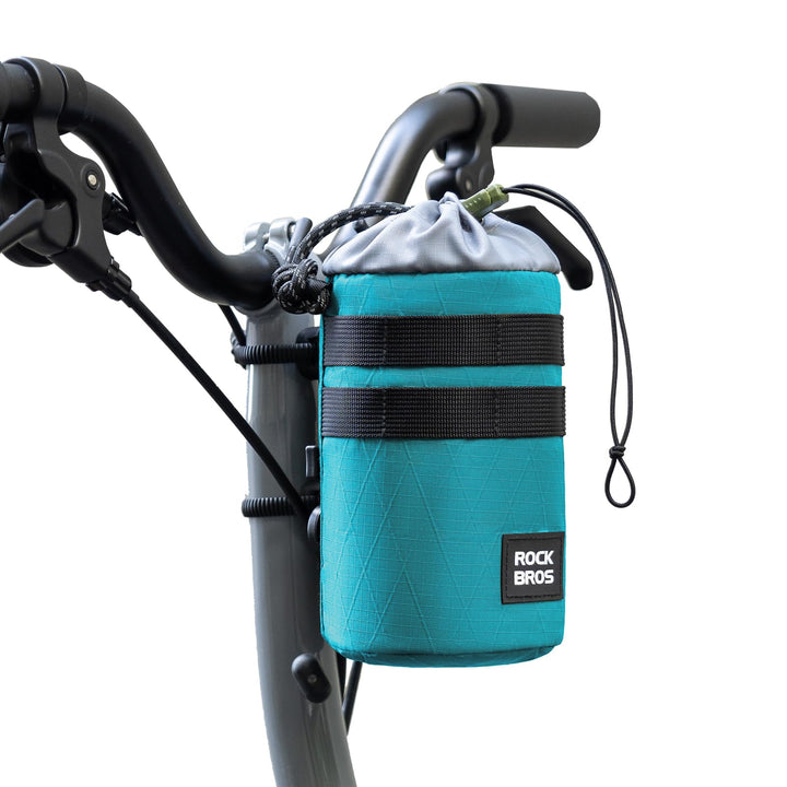 ROCKBROS Bikepacking Feedbag 1,2L mit Magnetbefestigung | Fahrrad-Lenkertasche für Trinkflaschen mit
