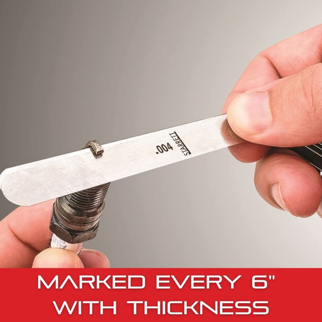 Starrett 667M-10 Stahldicken-Fühlerlehre, 0,10 mm Dicke, 12,7 mm Breite, 300 mm Länge N/A, N/A