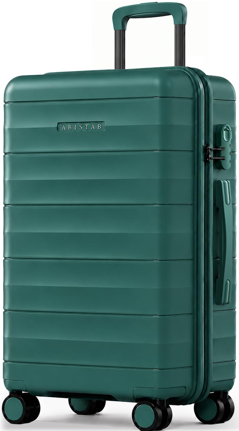Hartschalenkoffer Mittelgross aus Polypropylen - Leicht Reisekoffer | Robuster Koffer Trolley | 4 Ro