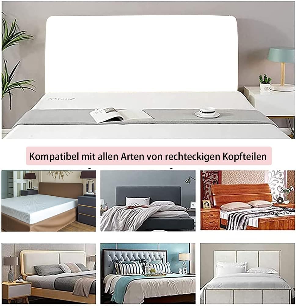 WSGJHB Bettkopfteilabdeckung, staubdichtes Stretch Bett Kopfteilabdeckung, Rückenschutz, All-Inclusi