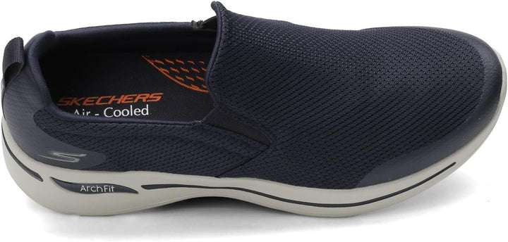 Skechers Herren Go Walk 6 Sneaker 45.5 EU X-Weit Marineblau Grau, 45.5 EU X-Weit Marineblau Grau