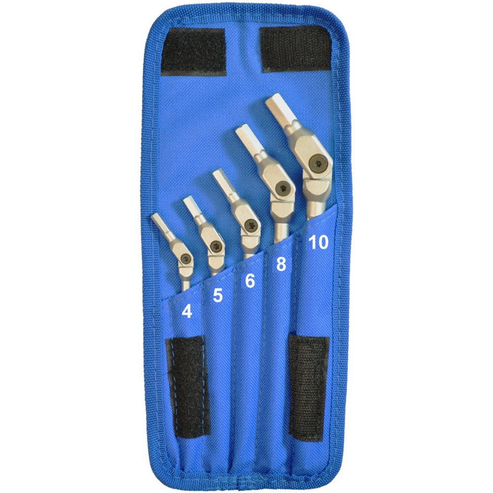 Bondhus Set 5 Hex Pro Chrom Schlüssel 4 – 10 mm