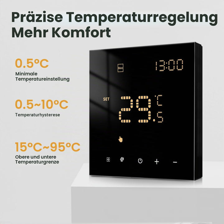 AVATTO Thermostat Für Wasser Fussbodenheizung und Gasboiler，Smart WiFi Thermostat Programmierbar Rau