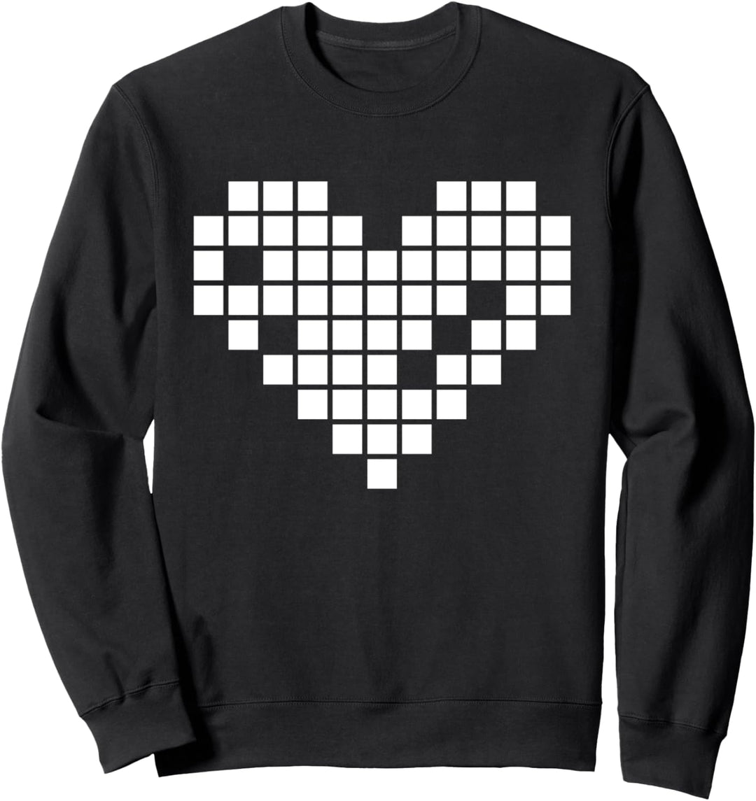 Kreuzworträtsel Herz Sweatshirt