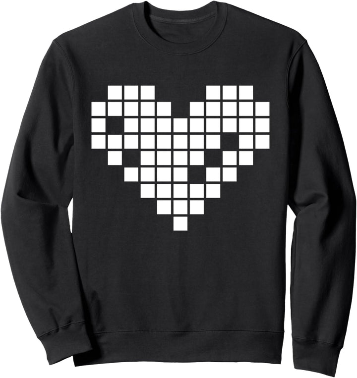 Kreuzworträtsel Herz Sweatshirt