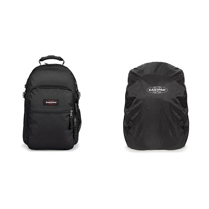 EASTPAK Tutor Rucksack, Schwarz (Schwarz) & Cory Rucksack Regenschutz, Schwarz (Black)
