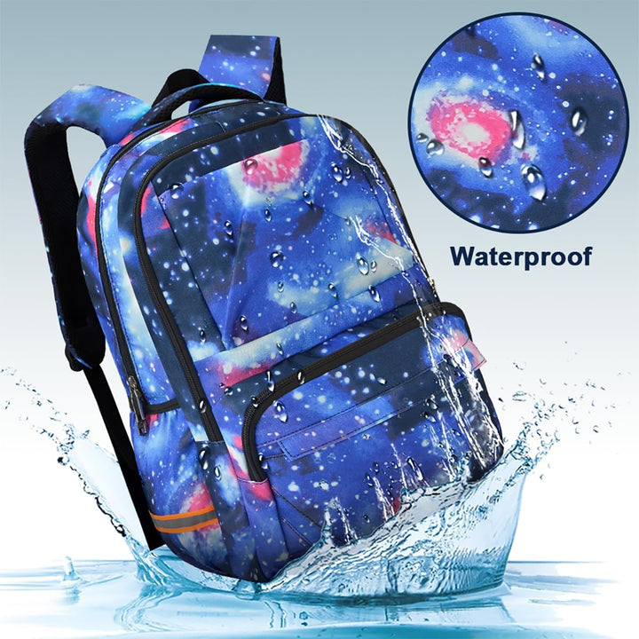 Rucksack mit Rollen Kinder Schulrucksack Teenager Jungen Schultasche Trolley Schulranzen mit Rollen