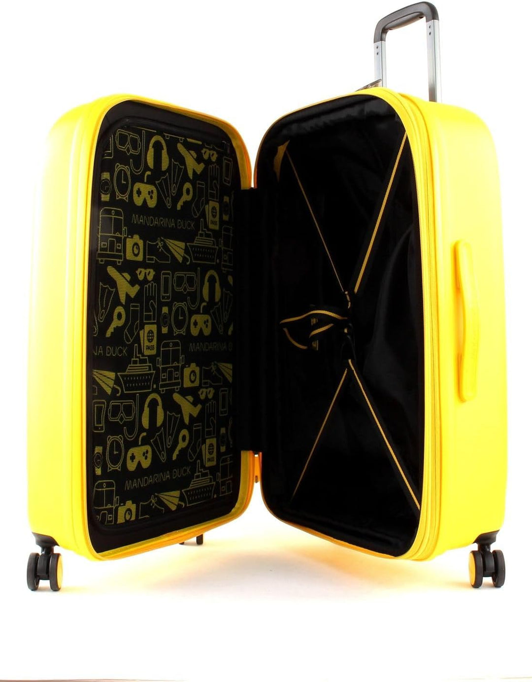 Mandarina Duck Logoduck Koffer und RollKoffer, 45x69x32/35(LxHxW) Duck Yellow, Duck Yellow