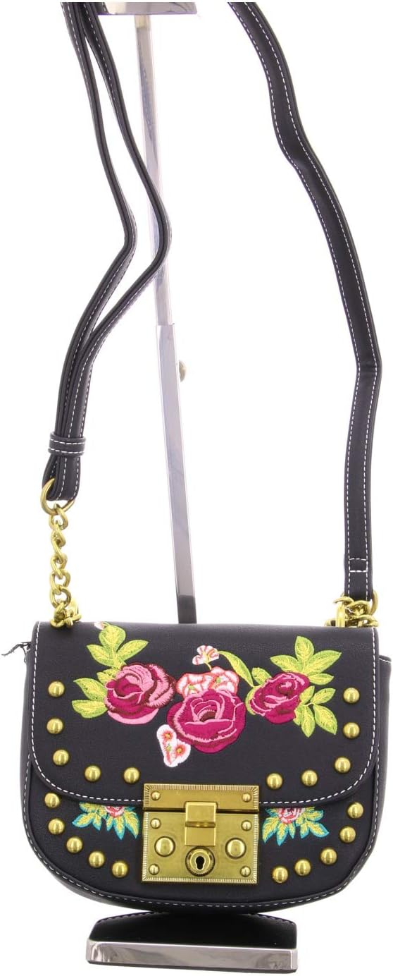 Gabor Umhängetasche Damen Georgia, (Schwarz), 21x16x5.5 cm, Gabor Handtasche Damen