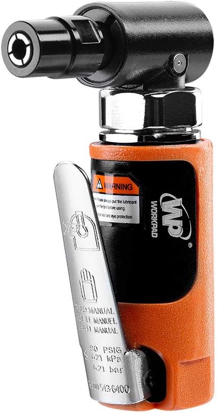WORKPAD Mini-Luftwinkelschleifer, 20.000 U/min, pneumatische Mini-Werkzeuge, ausgestattet mit 0,64 c