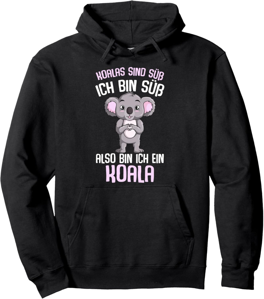 Koalas sind süss Koalabär Damen Mädchen Kinder Pullover Hoodie