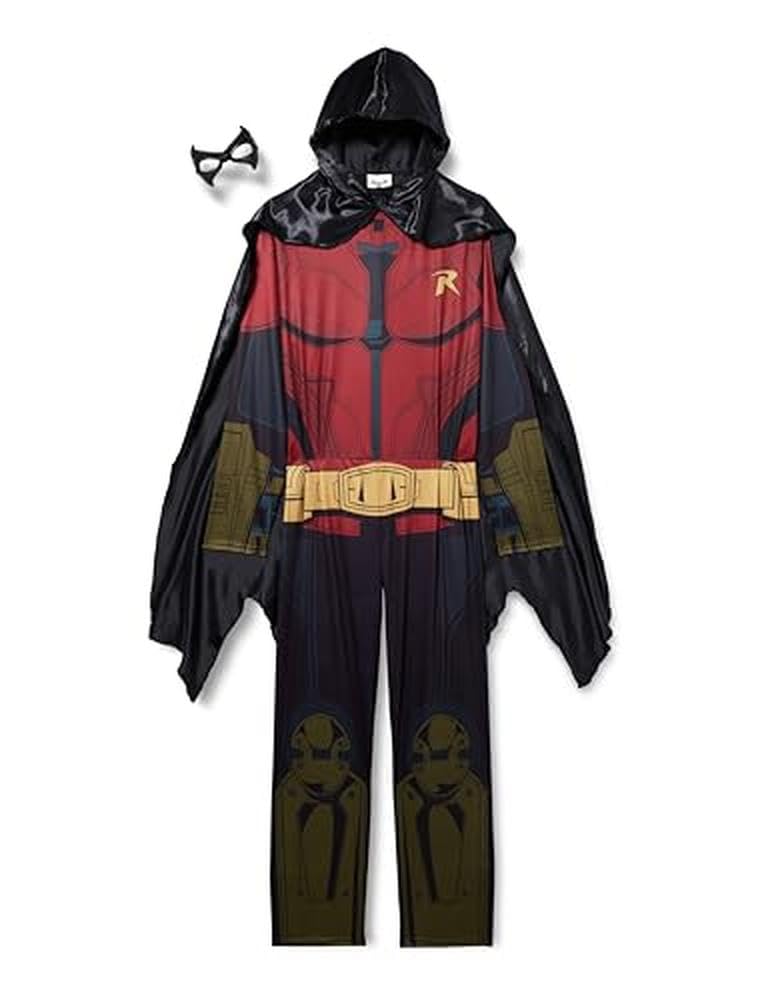 Rubie's 884821XL DC Robin Arkham City Kostüm für Herren, Grösse XL, XL