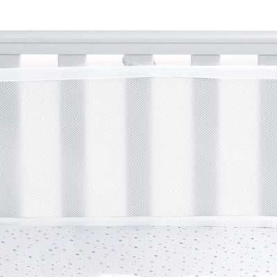Babybett Leitplanke,Bettumrandung Nestchen,Atmungsaktiv Kinderbett Stossstange,Bettumrandung Babybet
