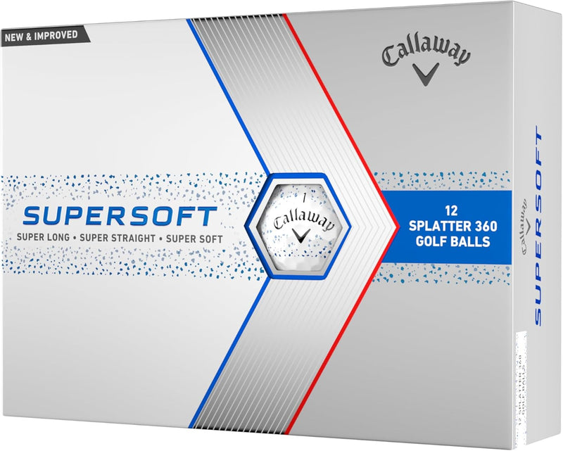 Callaway Golf Supersoft Golf Balls 2023 Golfbälle One Dozen Blue, One Dozen Blue