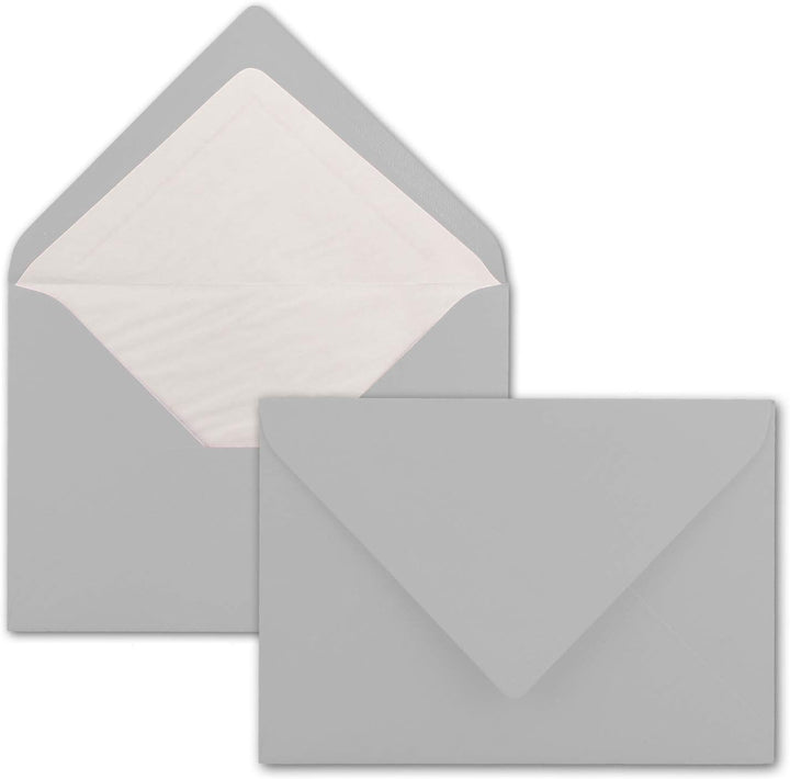 75x Karten-Set DIN B6-12 x 17 cm - 120 x 170 mm - Falt-Karten mit Brief-Umschlägen & Einlege-Blätter