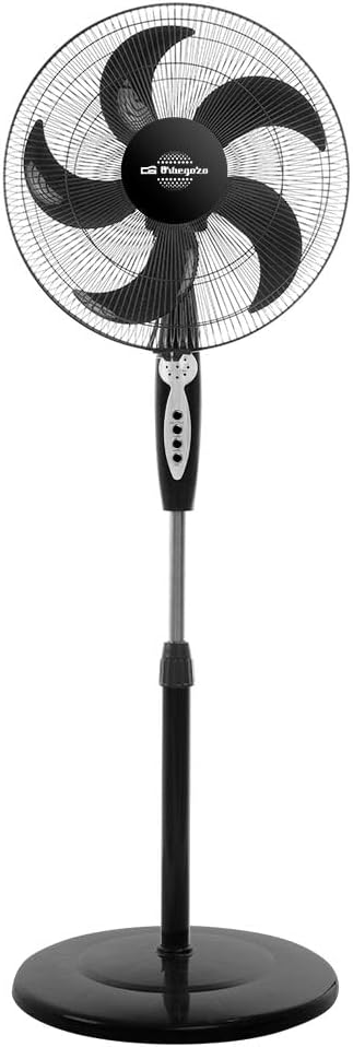 Orbegozo SF 0249 Standventilator, 3 Geschwindigkeiten, Fernbedienung, Timer, Schwingfunktion, leise,