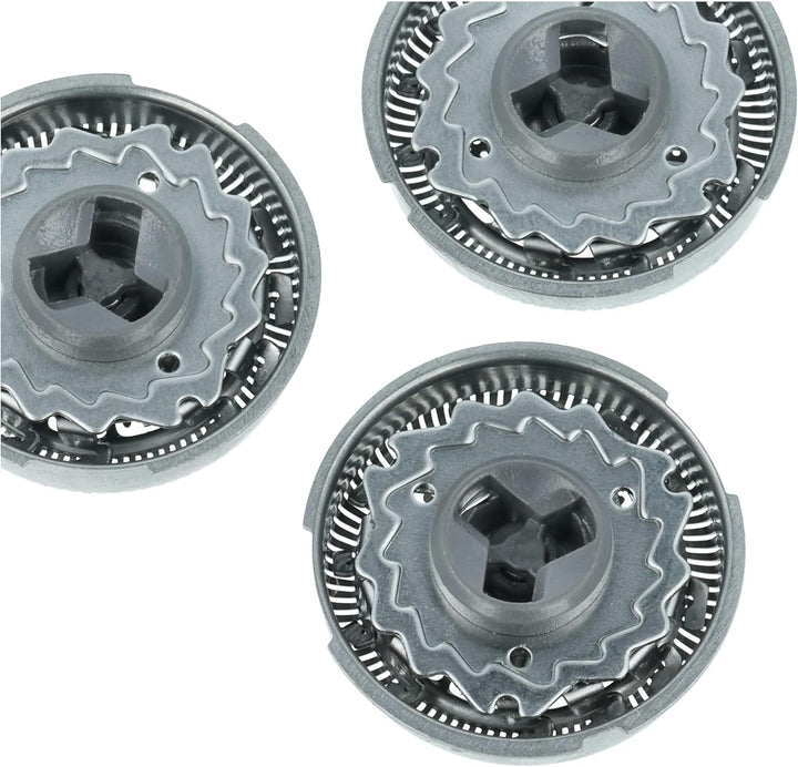 vhbw 3x Scherköpfe Ersatz für Philips SH70/50, SH70/60, SH70, SH71, SH71/50 für Elektrorasierer, Sil