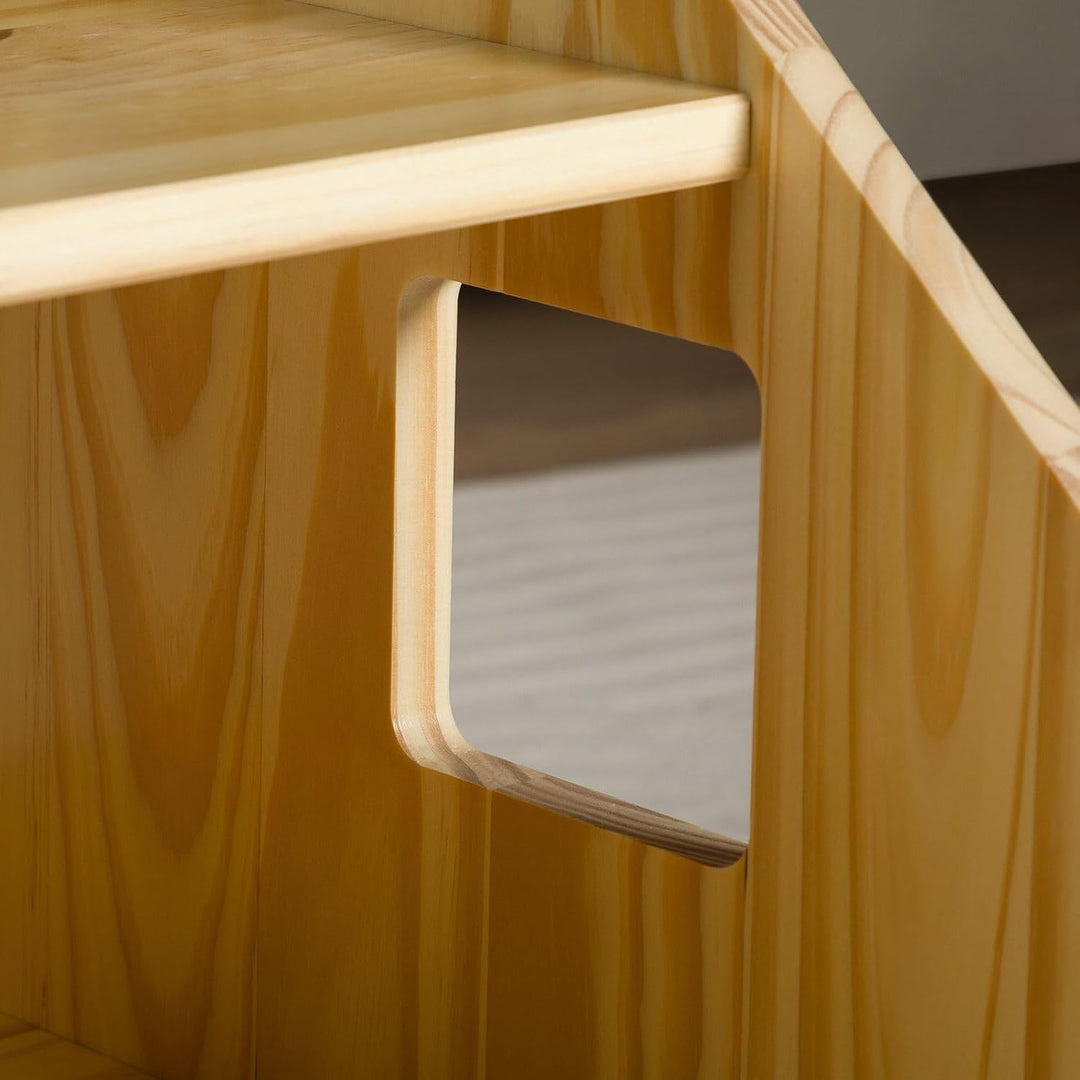 IDIMEX Kinderregal Yasmin 3 Ablagen Natur - Montessori Regal für Spielzeug und Bücher, Kinderzimmer
