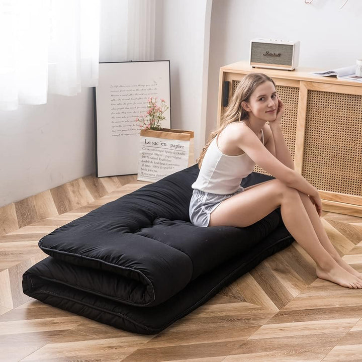 MAXYOYO Klappmatratze Futon Matratze Bodenmatratze Gepolsterte Japanische Tatami Gesteppte Bett, Dic