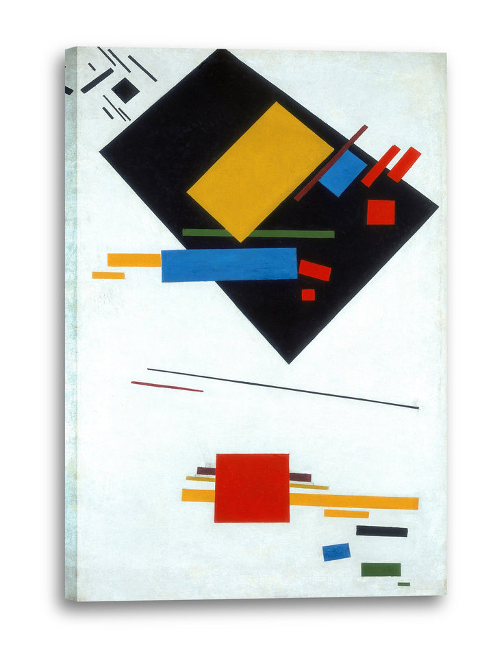 Printed Paintings Leinwand (80x120cm): Kasimir Malewitsch - Suprematismus 80x120 cm, 80x120 cm