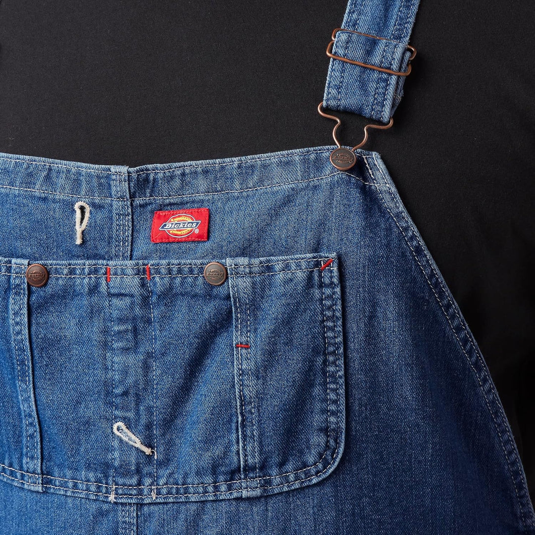 Dickies Herren Latzhose Duck Bib Overall 38W / 32L Blau (Rnsd Ind/Blu Rnb), 38W / 32L Blau (Rnsd Ind