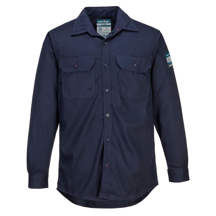 Portwest Herren Fr89narxl Hemd, Navy, XL EU Navy Blau XL, Navy Blau XL