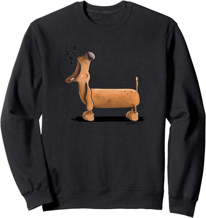 Happy Dackel Jault I Teckel Dachshund Für Hunde Fans Sweatshirt
