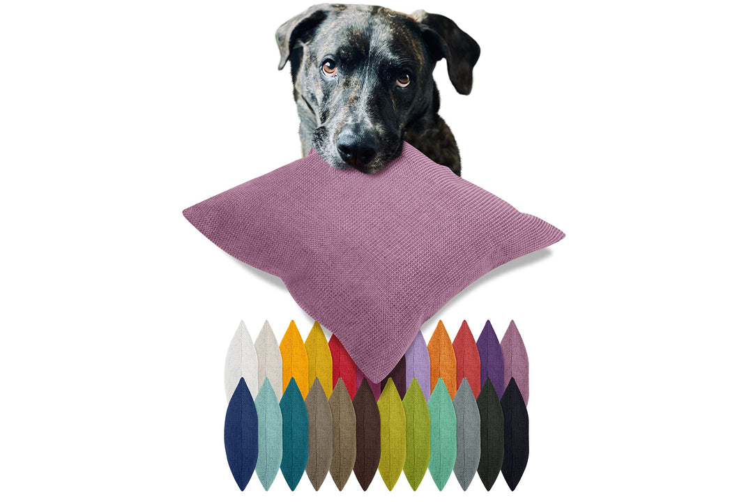 Kissenhülle mit Struktur-Muster - Polsteroptik 617.767, 1 Stück - Kissenhülle 60 x 60 cm, Altrosa 1