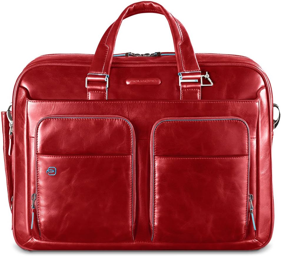 Piquadro Blue Square 15 '' Aktentasche mit Laptop-Fach, Rosso (rot) - CA2849B2/R Einheitsgrösse Rot,