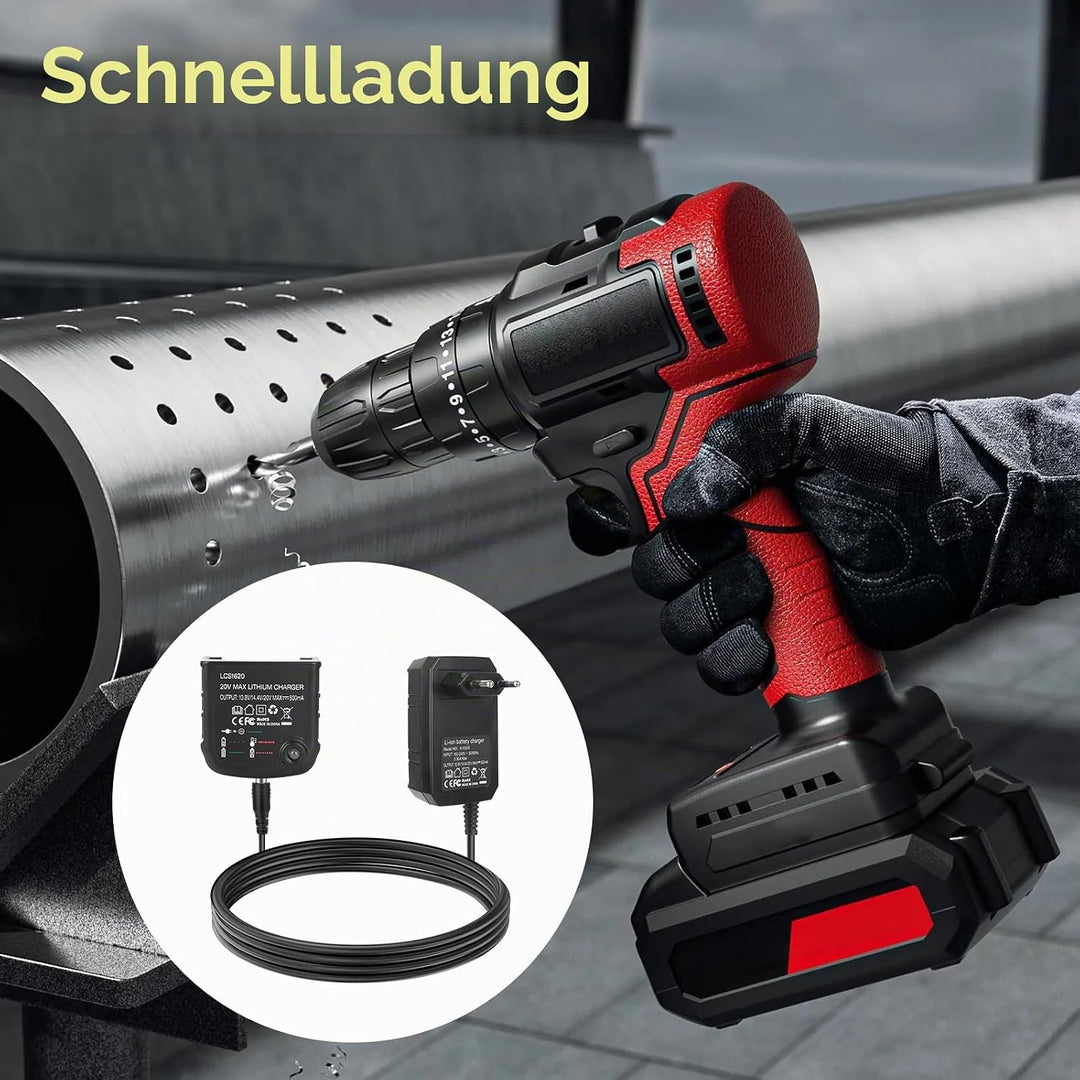 Ladegerät Kompatibel Mit Black &amp; Decker, 18V/20V Lithium-Akku Lithium-Ionen-Ladegerät BL2018 BL2018-
