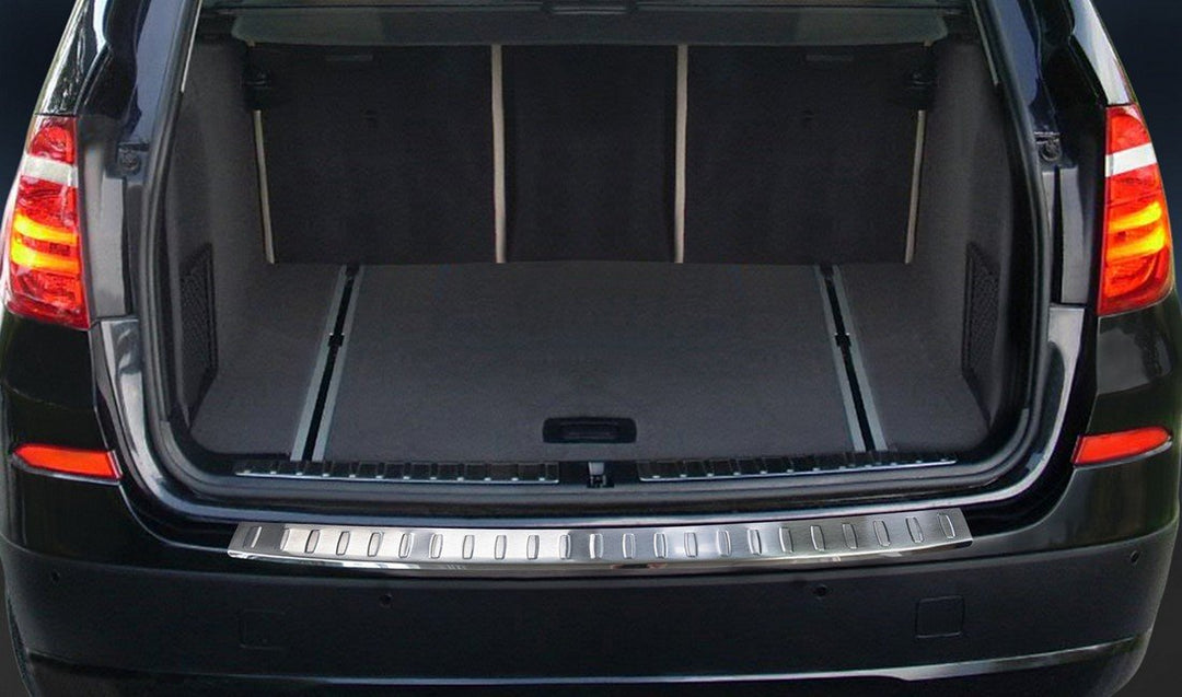 Edelstahl Heckstossstangenschutz kompatibel mit BMW X3 F25 Facelift 2014-2017