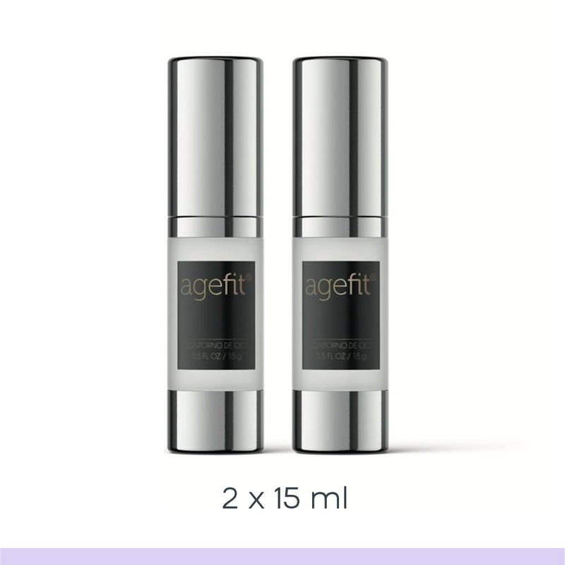 Agefit Anti-Aging Serum Gesichtspflege Augencreme zur Minderung von Falten - Set von 2x 15 ML - Mild