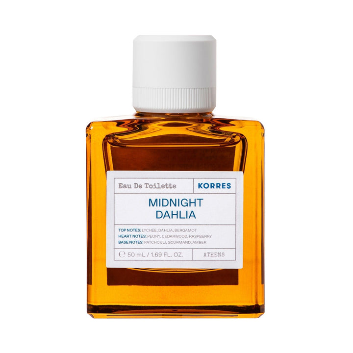 KORRES MIDNIGHT DAHLIA Eau de Toilette für Damen, orientalisch, floraler Duft mit Zedernholz & Pfing