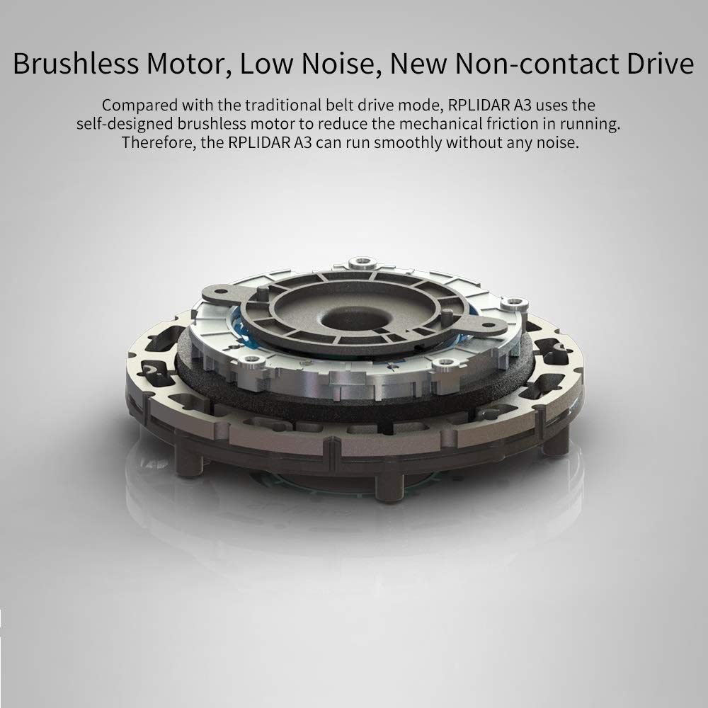 youyeetoo Slamtec RPLIDAR A3 2D 360 Grad 25 Meter Scanradius LIDAR-Sensor zur Vermeidung von Hindern