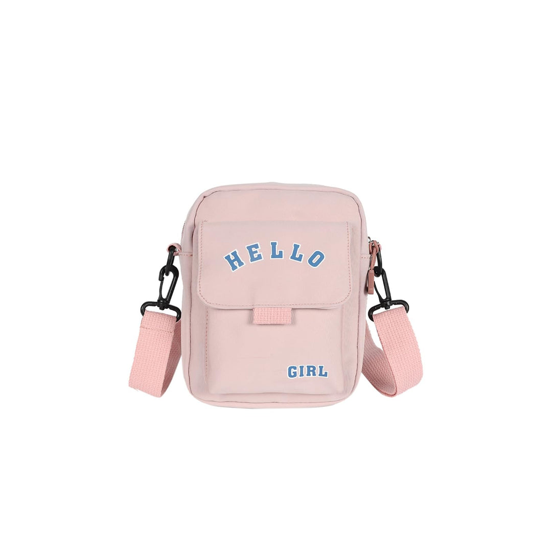 PORRASSO Casual Umhängetasche Mädchen Schultertasche Nylon Schulrachnzen Damen Messenger-Tasche Cros