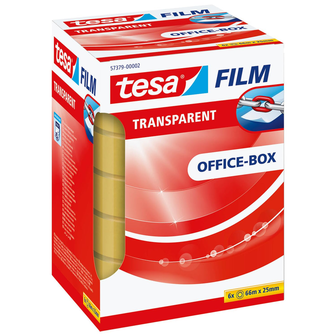 tesafilm transparent - Transparentes Klebeband mit starker Haftung - alterungsbeständig und reissfes