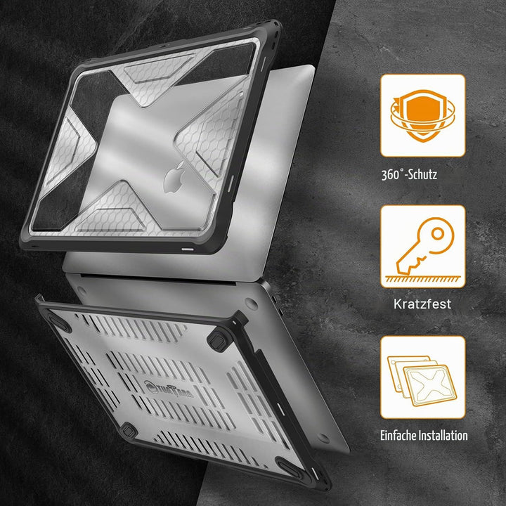 Fintie Hülle kompatibel mit MacBook Air 13 (2018-2020 Version) A2337(M1)/A2179/A1932, Ganzkörper-Rug