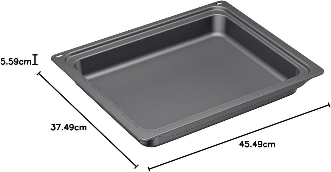 Neff Z12CM10A0 Backofen- und Herdzubehör / Kochfeld / Auflaufpfanne / emailliert, Schwarz Single, Si